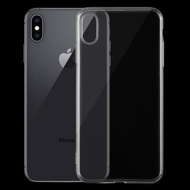 Ultratunt bakskal / mobilskal för iPhone XS - Genomskinligt