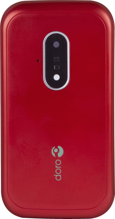 Doro 7031 mobiltelefon (röd/vit)