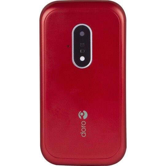 Doro 7031 mobiltelefon (röd/vit)