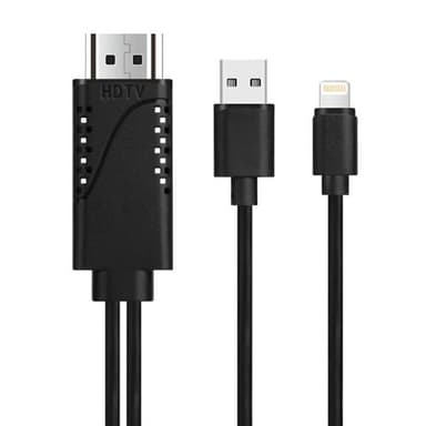 Lightning till HDMI Adapter Spegla din iPhone / iPad skärm Elgiganten