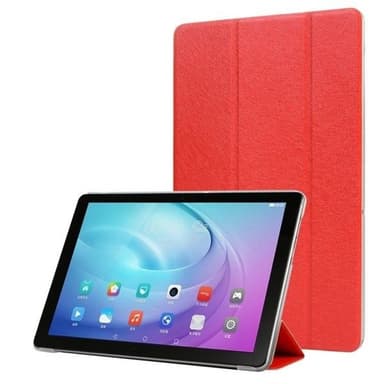 Flipcase med hållare till Galaxy Tab T510 - Röd