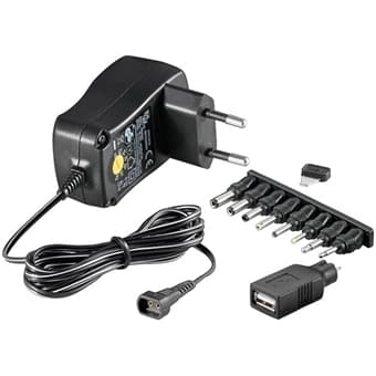 Nätadapter 230V till 3-12V DC
