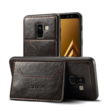 Bakskal / mobilfodral i konstläder för Samsung Galaxy A6 (2018) – Svart