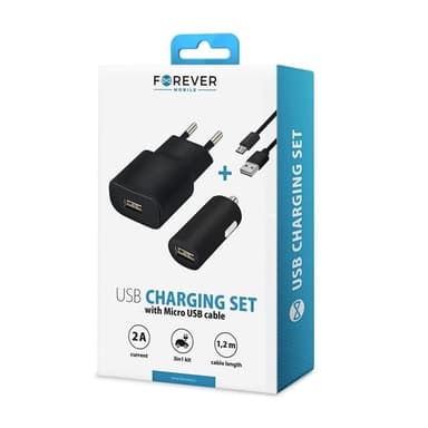 Laddar set 2A  +Sladd Micro-USB