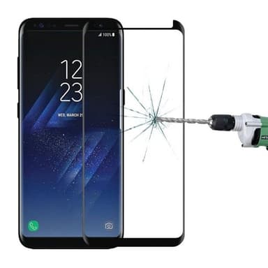 Skärmskydd i härdat glas Samsung Galaxy S8 - Svart