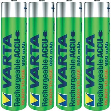 VARTA uppladdningsbart batteri AAA Micro 800mAh 4-pack