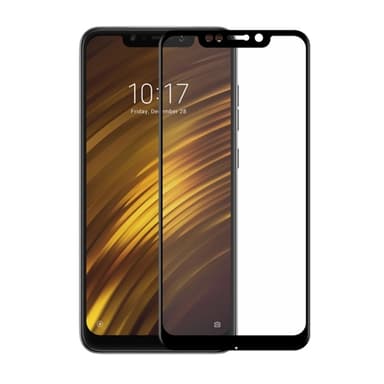 Böjt Härdat skärmskydd i tempererat Glas Xiaomi Pocophone F1 (Black)