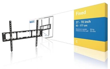 TV Väggfäste Fast 37 - 70 "" 35 kg