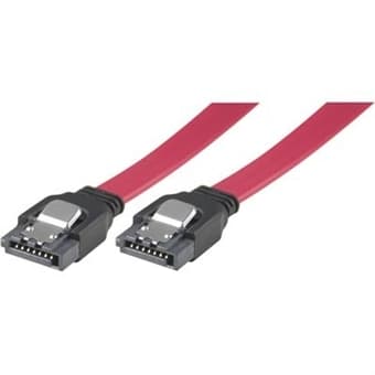 Hårddisk kabel  SATA/SAS-kabel, lås-clips, rak-rak, 0,5m