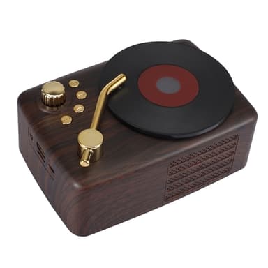 Retro bluetooth högtalare med FM radio