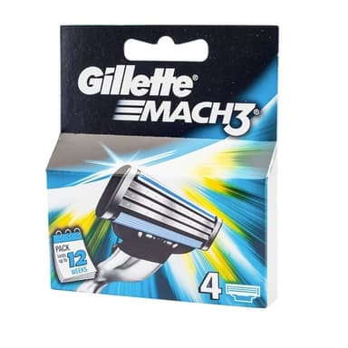 Gillette Mach3 Rakblad 4-pack