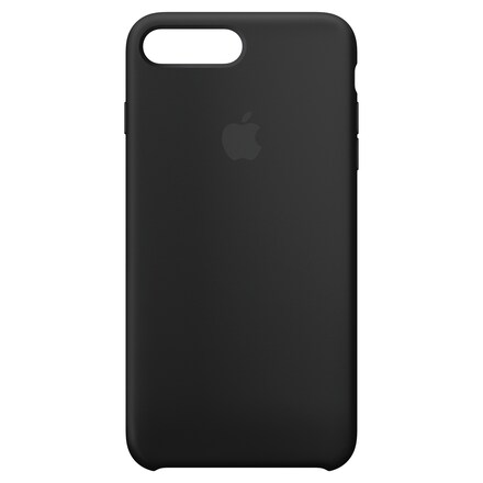iPhone 8 Plus silikonfodral (svart)