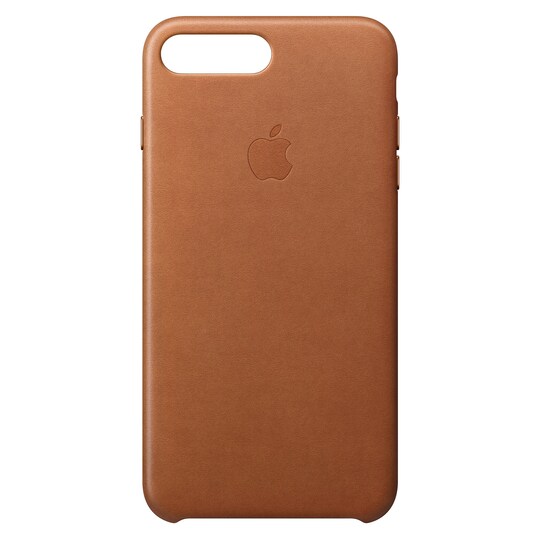 iPhone 8 Plus läderfodral (sadelbrun)