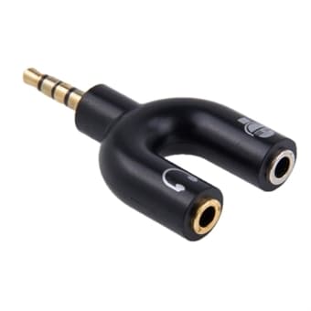 Hörlursadapter & Mikrofonadapter 2i1 - 3,5mm
