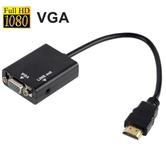 Hdmi till vga + ljud adapter Elgiganten