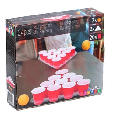 Mini Beer Pong m. brickor