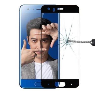 Skärmskydd / displayskydd i härdat glas för Huawei Honor 9 – Svart
