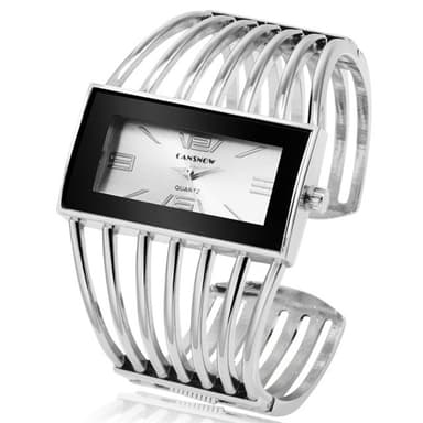 Silvervit klocka Dam Dial Quartz