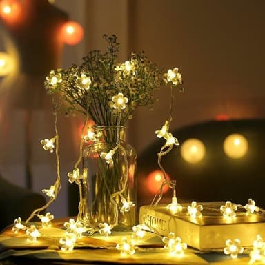 Dekorationsbelysning Batteri 3meter / 20 Led lampor