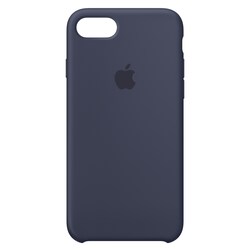 iPhone 8 silikonfodral (midnattsblå)