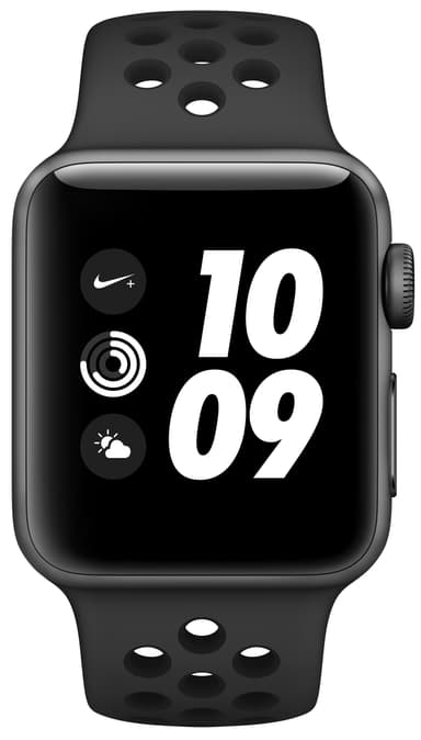 Apple Watch Series 2 Nike+ 38 mm (grå alu/svart armband)