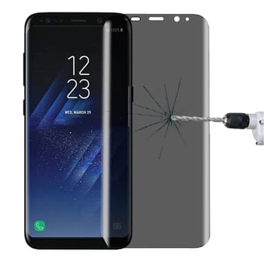 Sekretess skärmskydd / displayskydd i härdat glas Samsung Galaxy S8+