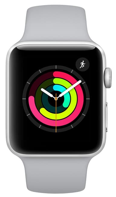 Apple Watch Series 3 38 mm (dimmgrått sportband)