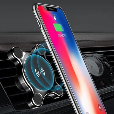 TOTUDESIGN 10W Magnetisk Bilhållare QI-Laddare