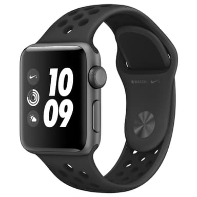 Apple Watch Series 2 Nike+ 38 mm (grå alu/svart armband)