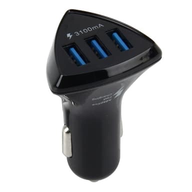 Intelligent Billaddare Quickcharger 3 USB Portar