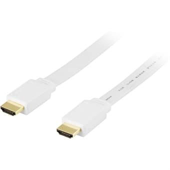 10m HDMI-kabel 1080p,flat,vit