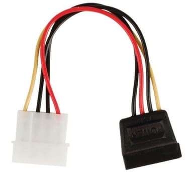 Intern Strömkabel Molex Hane - SATA 15-stifts honkontakt 0.15 m