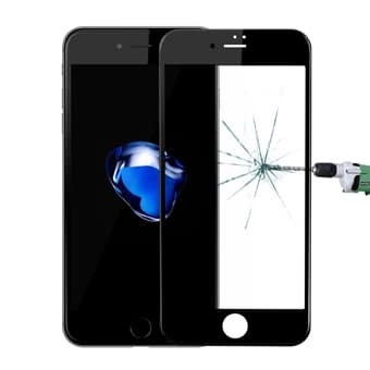 iPhone 8 Plus / 7 Plus Ultratunt skärmskydd i glas som täcker hela skärmen