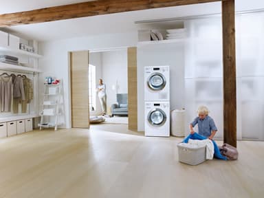 Miele Stapelkit WTV501 utan hylla (vit)