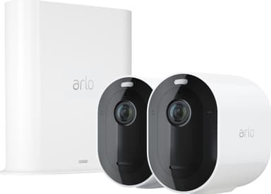 Arlo Pro 3 trådlös övervakningskamera 2K QHD  (2-pack)