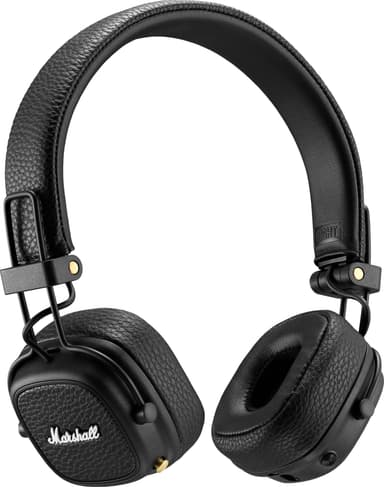 Marshall Major III Voice trådlösa on-ear hörlurar (svart)