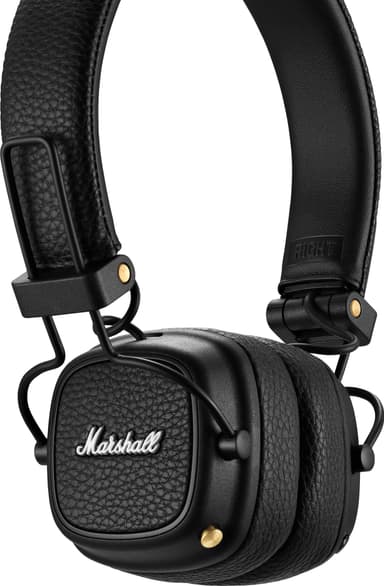 Marshall Major III Voice trådlösa on-ear hörlurar (svart)
