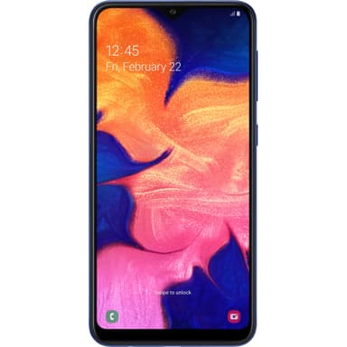 Samsung Galaxy A10 smartphone (blå)