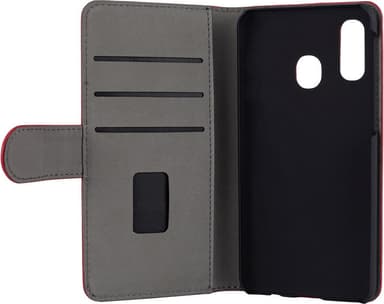 Gear Samsung Galaxy A40 plånboksfodral (röd)