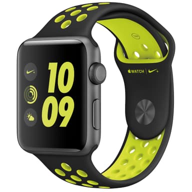 Apple Watch Series 2 Nike+ 42 mm (grå/svart)
