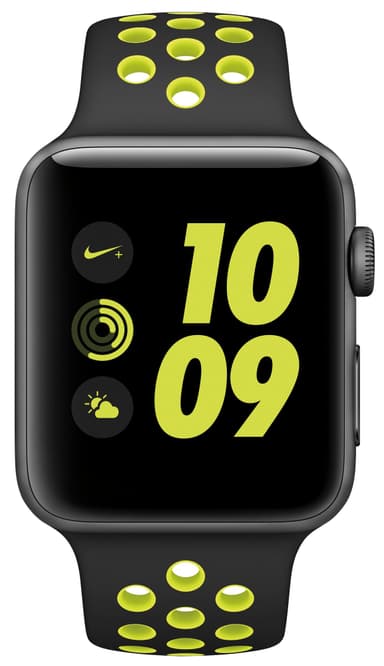 Apple Watch Series 2 Nike+ 42 mm (grå/svart)