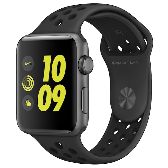Apple Watch Series 2 Nike+ 42mm rymdgrå svart armband