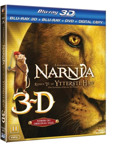 Narnia 3 (3D Blu-ray + Blu-ray + DVD)