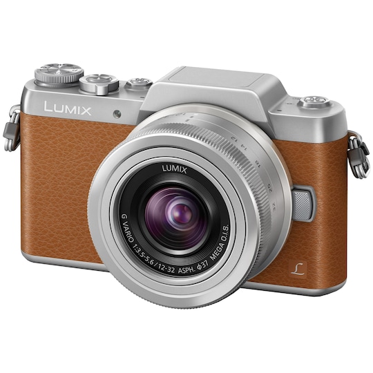 Panasonic Lumix DMC-GF7 Kompakt Systemkamera (brun)