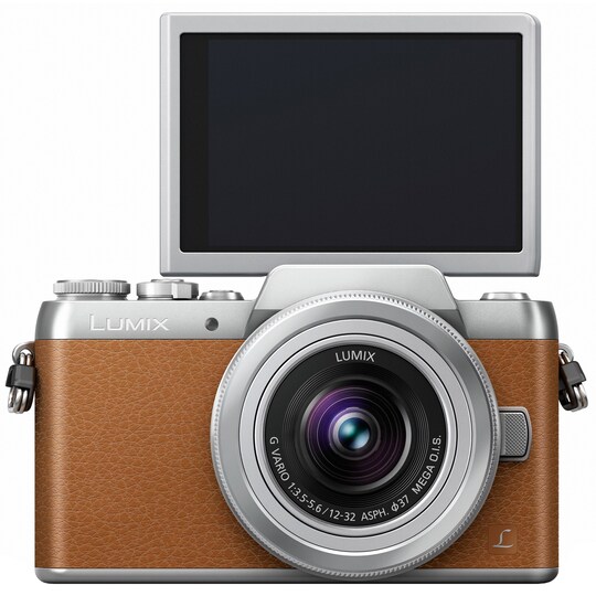 Panasonic Lumix DMC-GF7 Kompakt Systemkamera (brun)