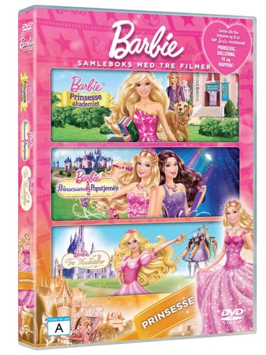 Barbie Prinsessa - Samlarbox med 3 filmer (DVD)