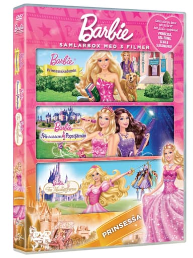Barbie Prinsessa - Samlarbox med 3 filmer (DVD)