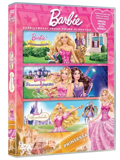 Barbie Prinsessa - Samlarbox med 3 filmer (DVD)
