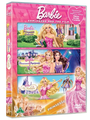 Barbie Prinsessa - Samlarbox med 3 filmer (DVD)