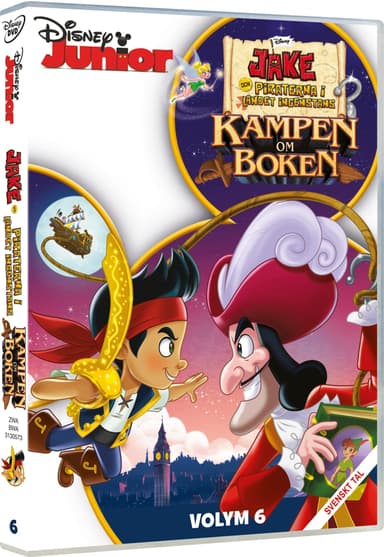 Jake och Piraterna - Kampen om boken volym 6 (DVD)
